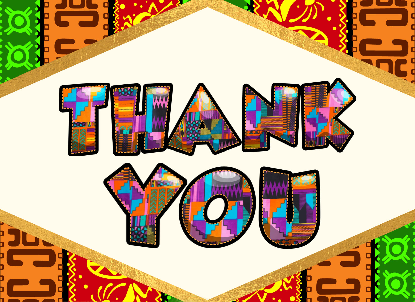 Afrocentric Thank You Cards - 10 Pack
