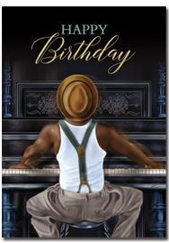 Afrocentric Happy Birthday - Male