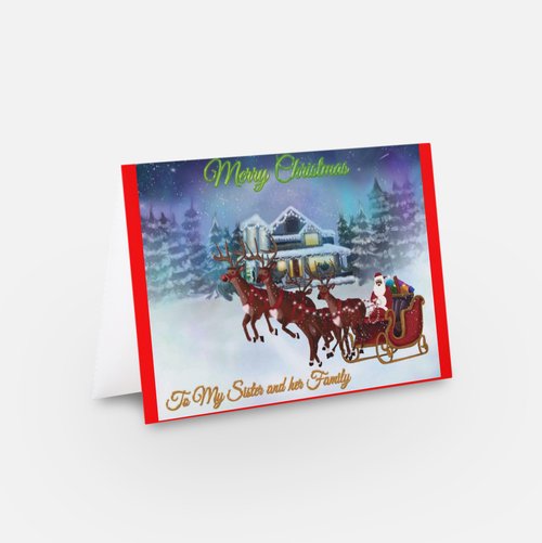 Merry Christmas "To My Sister and Her Family"