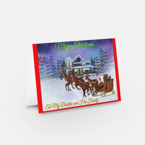Merry Christmas "To My Brother and His Family"