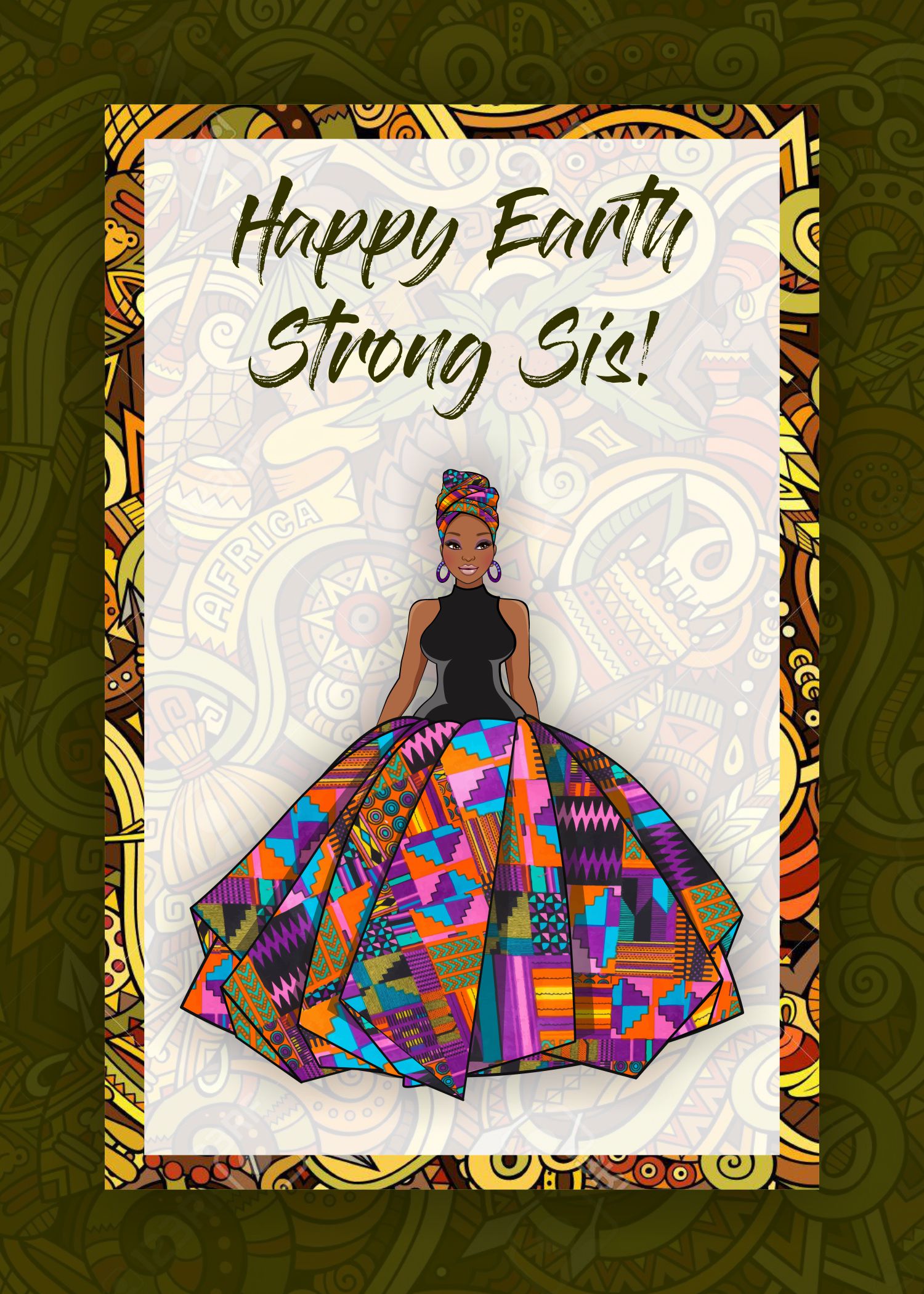 01- All Occasion Afrocentric Greeting Cards - Starter "Inspiration"